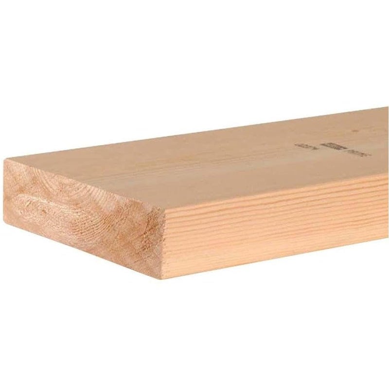 VENTRAL Lumber 2 in. x 6 in. (1-1/2" x 5-1/2") Construction Premium Douglas Fir Board Stud Wood 2FT - Image 1